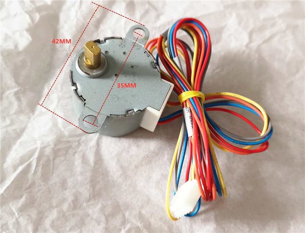 MP28GA 12 В воздушный Поворотный двигатель 28BYJ48 синхронный шаговый для старой версии