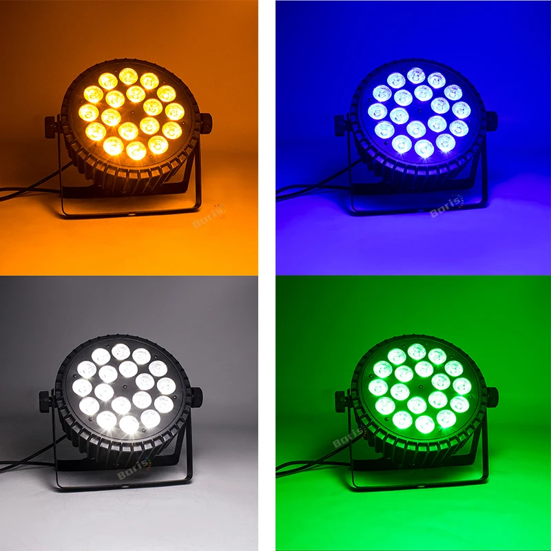 Беспошлинный Светодиодный прожектор для сцены 8 шт./лот RGBW 18x10 Вт 4 в 1 RGBWA 5 18x12 RGBWAUV 6