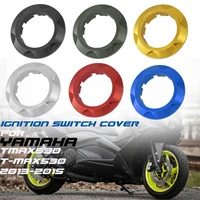 for yamaha tmax530 t max530 t max 530 motorcycle key switch protector ignition cap ring decorative cover keyprotection 2012 2017