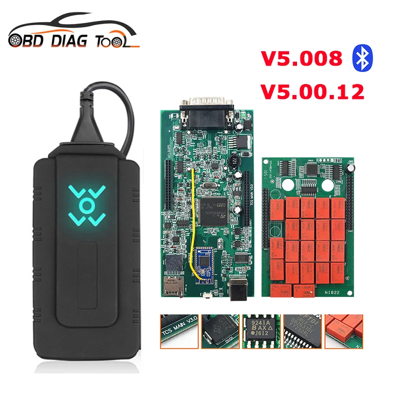 Лучший диагностический сканер WOW Snooper Bluetooth V5.008 Keygen OBD2 для Delphi CDP V3.0 Real 9241A V5.00.12 OBD |