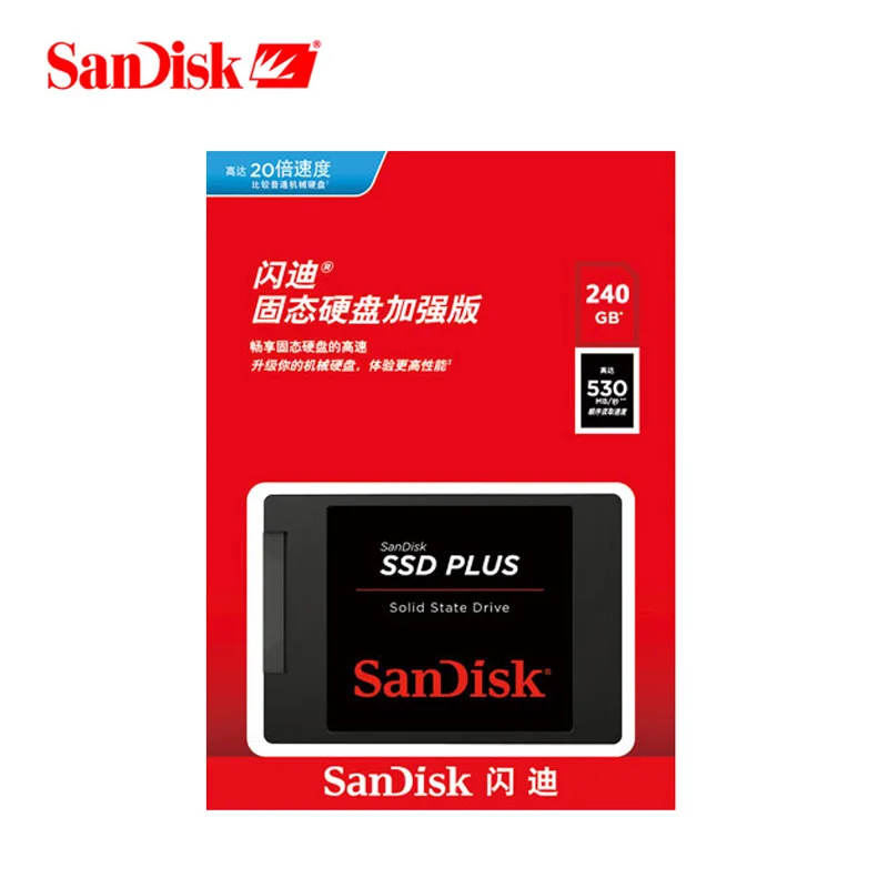 Sandisk SSD Plus 120  240  480  1     530 /./ SATA III HDD