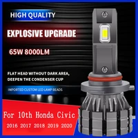 car haedlight far and near 9005 h11 d4s auto fog light 12v led bulb for 10th honda civic 2016 2017 2018 2019 2020