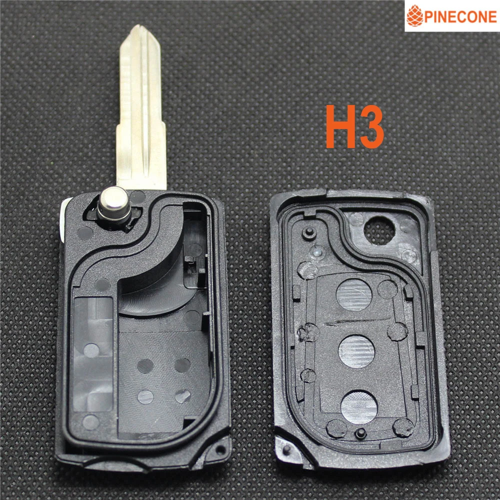 PINECONE для GREAT WALL HAVAL HOVER H3 HAVAL H5 чехол для ключей с 3 кнопками без резьбы Латунное лезвие замена пульта дистанционного управления высокое качество оболочки ключа 1 шт