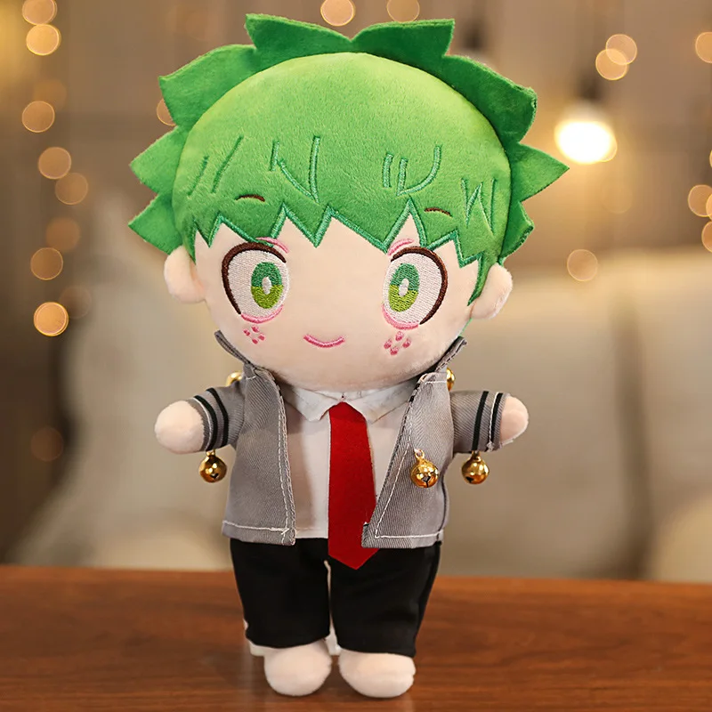 

25cm New Anime Boku No My Hero Academia Mini Doll Midoriya Izuku Bakugou Katsuki Todoroki Cosplay DIY Change Dolls Plush Toy