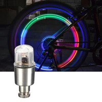 2pcs car wheel led light motocycle bike light tire valve cap decorative lantern tire valve cap flash spoke neon lamp
