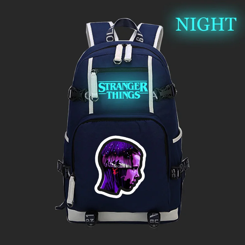 

Stranger Things Luminous Rucksack Students New Casual High Quality Daily Mochila Beautiful Men Women Teens College Backpack