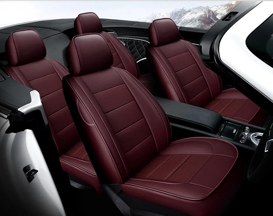 Ковбойский кожаный универсальный чехол для автомобильных сидений для kia sportage 3 volkswagen polo renault megane 3 внутренние чехлы для сидений автомобиля
