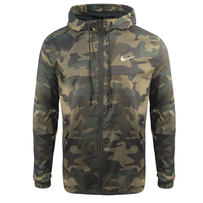 

spring autumn men's camouflage windbreaker zipper thin jacket men's casual jacket mountain army jacket men's quick-drying jacke