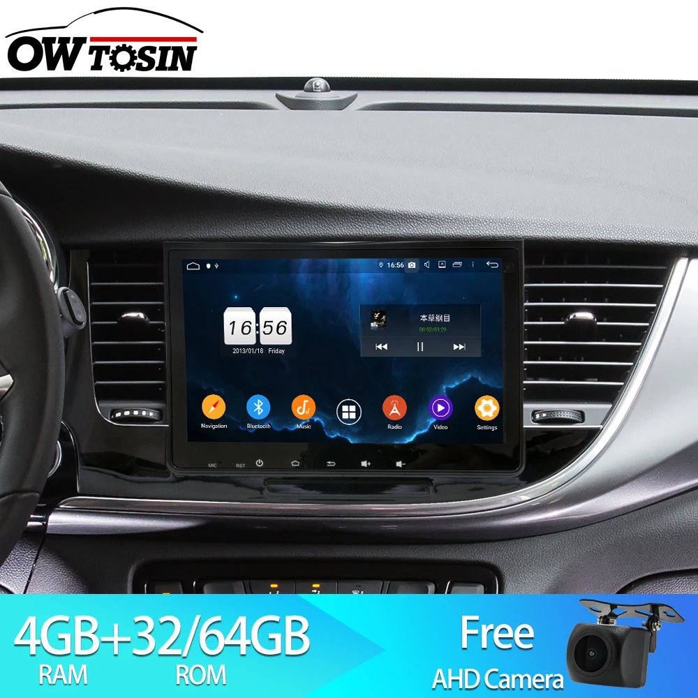 Автомагнитола Owtosin мультимедийный видеоплеер навигация GPS Android 9 0 для Opel MOKKA X