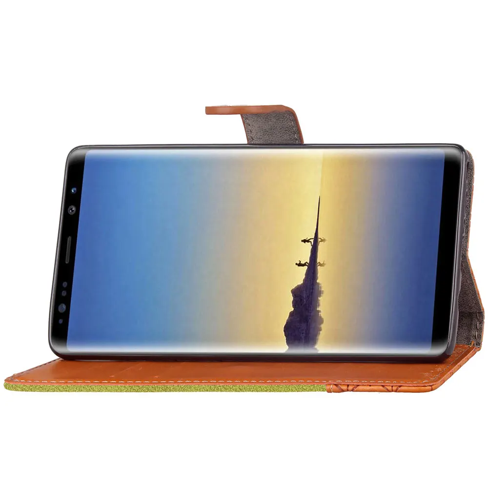 FQYANG джинсовый флип чехол для телефона SAMSUNG J7 J4 J6 J3 J2 Pro NOTE9 Магнитный кошелек Флип PU