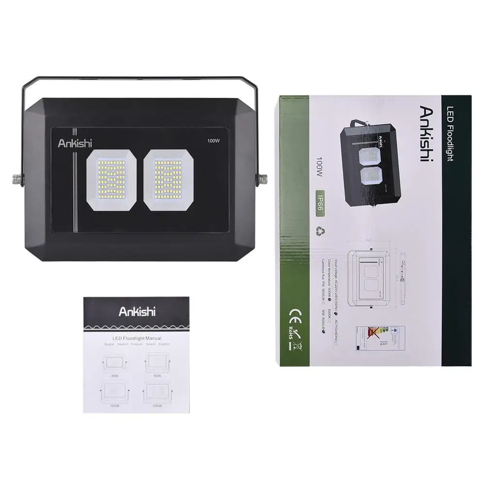 

30W/50W/100W/200W Ultra-thin Flood Light Series LED Flood Light Waterproof Flood Lamp Greenhouse Gardening LED Light Outdoor