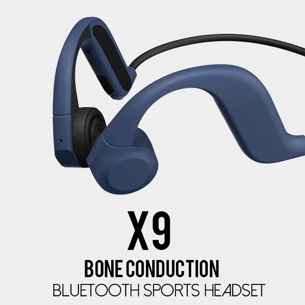 Наушники X9 с костной проводимостью беспроводные наушники Bluetooth 5 0 встроенные 8 Гб