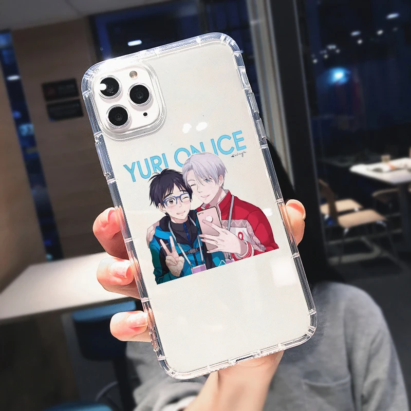 Прозрачный мягкий силиконовый чехол ZUIDID Yuri on Ice для iPhone 12 11 Pro Max XS X 8 7 SE2020 XR 6Plus |
