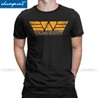 Мужские футболки Weyland Corp Building Better World, новинка, футболка с пришельцами, инопланетянами, из фильма Ютани, футболки с круглым вырезом для вечеринки