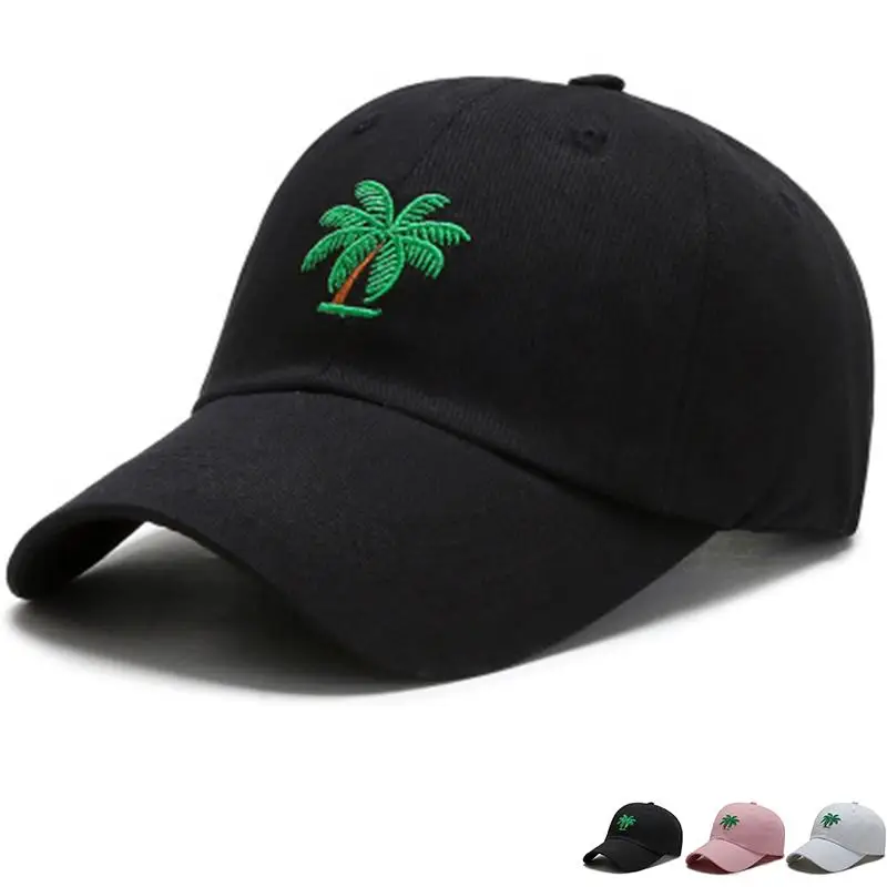 Высококачественная бейсболка с вышивкой кокосового дерева сезон весна осень