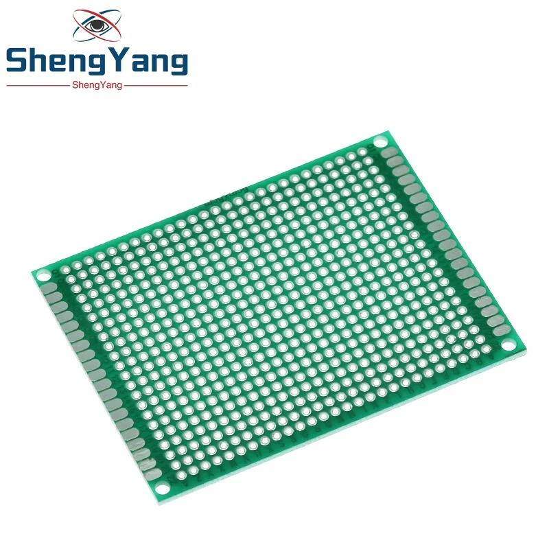 1 шт. в партии 6*8 6X8cm двойная сторона Прототип pcb Универсальный макет печатной