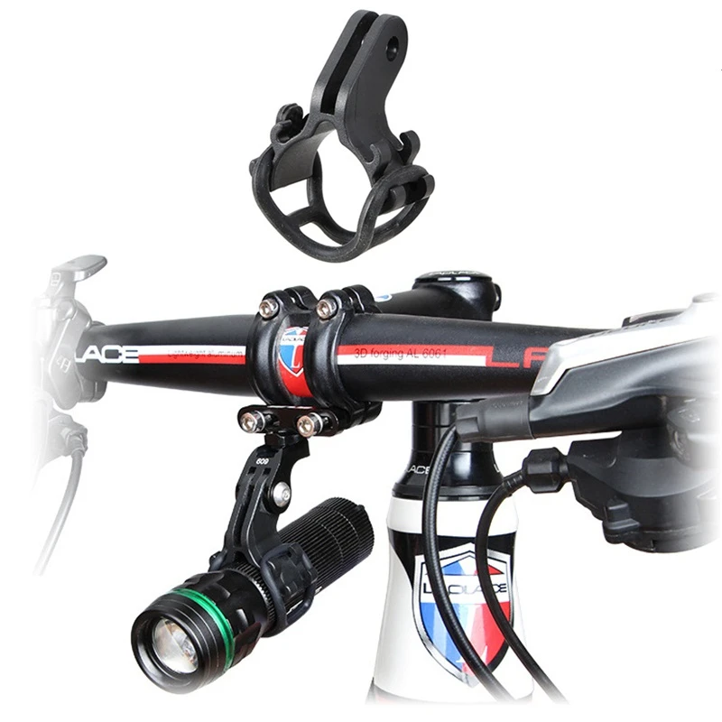 Велосипедный спорт вспышка светильник держатель велосипеда Фонарь зажим