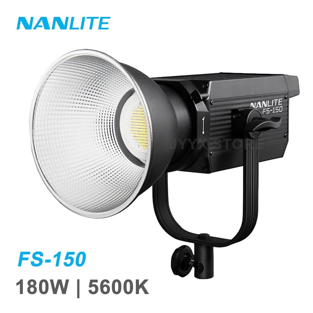 

Светодиодный моносветильник ильник Nanlite FS-150 AC, CRI 96, 5600K дневной свет, сбалансированный свет со специальсветильник световыми эффектами для ф...