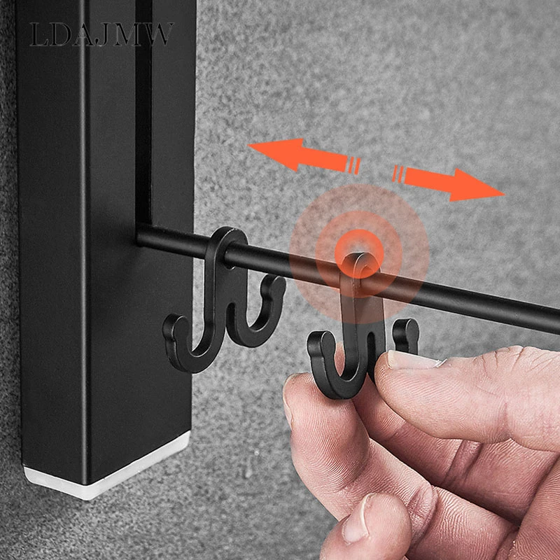 Вешалка для белья телескопическая невидимая вешалка сушки в ванной комнате и на