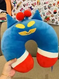 Dynamic superman B Японская Высококачественная плюшевая u-образная подушка для шеи Crayon Shinchan со шляпой, подушка для путешествий и дома, Подушка для сна, забота о здоровье, мультяшное изображение - Цвет: Dynamic superman B