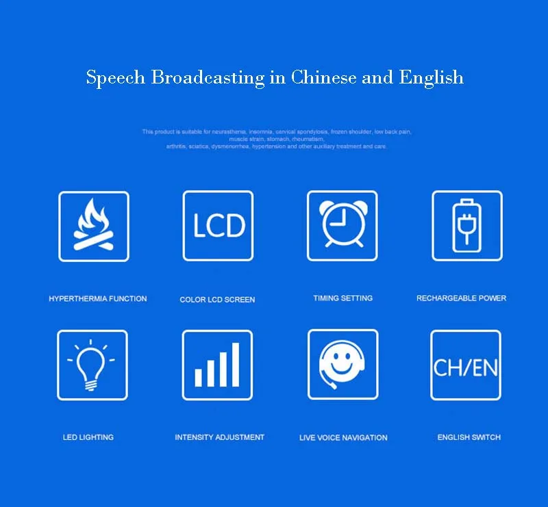 Бытовой цифровой меридиан физиотерапия инструмент шеи плеча и талии средней