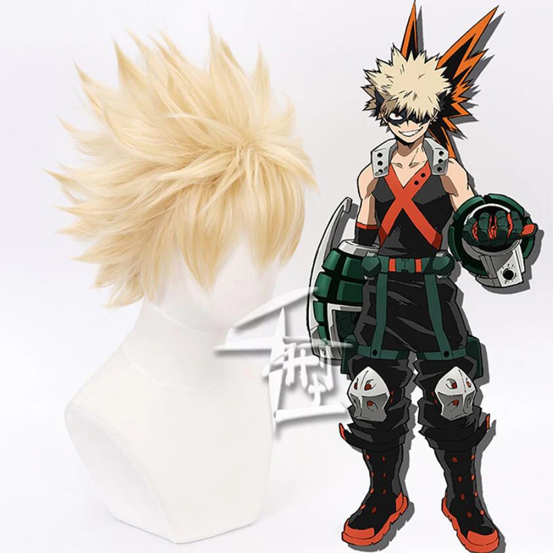 

My Hero Academia Cosplay Wigs Baku no Hero Costume Shoto Todoroki Katsuki Bakugo Himiko Toga JK Izuku Midoriya Ochako Uraraka