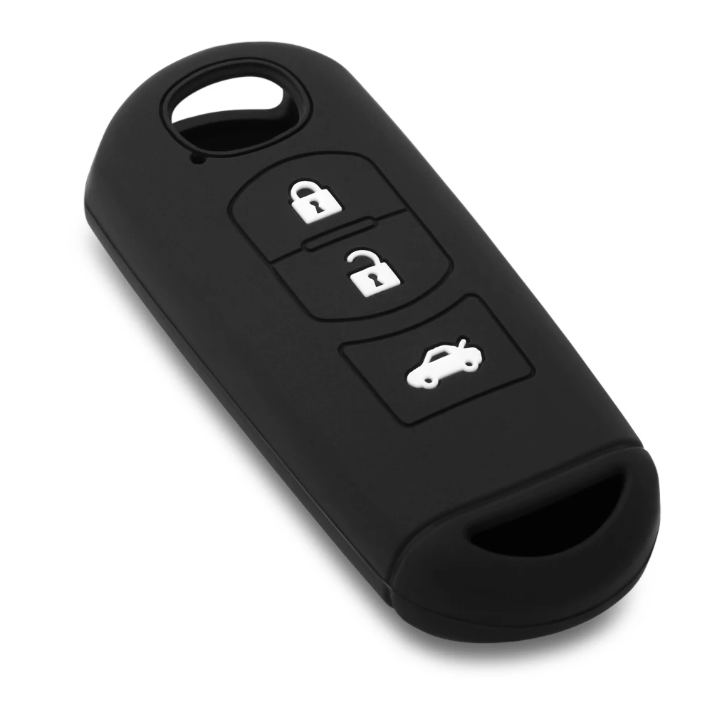 SILICONE RUBBER CAR KEY COVER FOR Mazda CX-5 CX5 Atenza CX-7 CX-9 MX5 CASE INTERIOR ACCESSORIES 2 3 BUTTON | Автомобили и