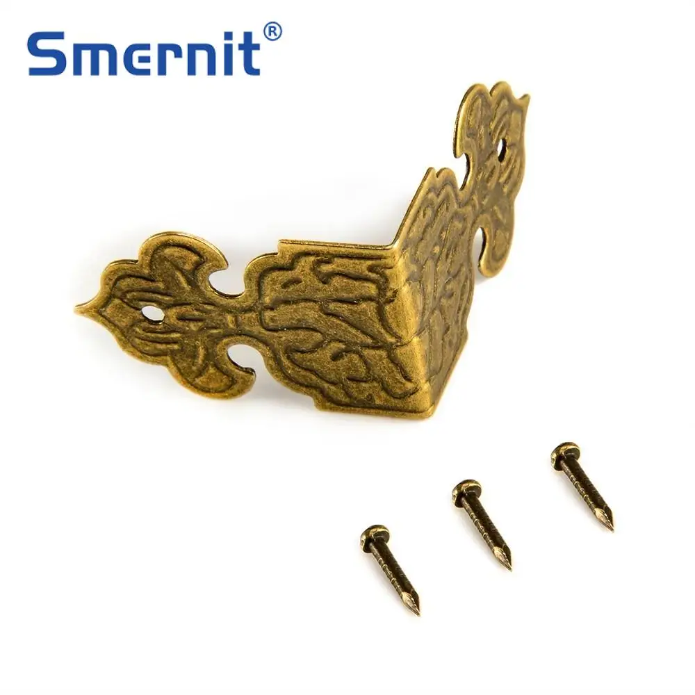 Античный угловой защитный чехол 12 шт. винтажная деревянная шкатулка