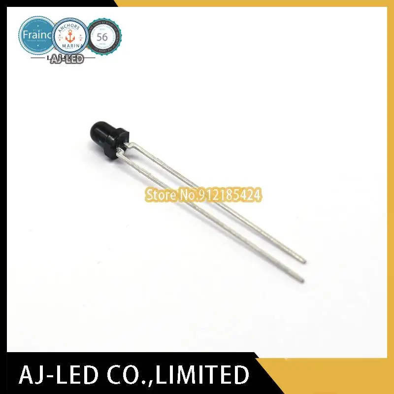 10pcs/lot TEFT4300 Silicon NPN Phototransistor Infrared Receiver Tube 3MM Angle ±30° Wavelength 925nm