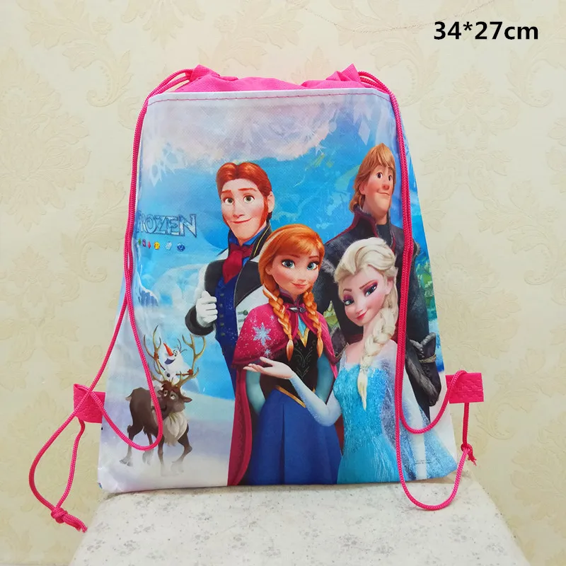 Bag D184-1Pcs Холодное сердце Анна Лиза вечерние принадлежности День Рождения украшения одноразовые столовые приборы набор бумажные тарелки чашки баннер детский душ Декор - Цвет: Bag D184-1Pcs