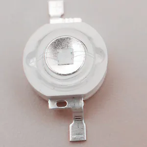 Светодиодный чип высокой мощности для ногтей, силиконовые линзы с высокой термостойкостью и изгибом, 10 шт., 3 Вт, 365, 380, 395, 400, 410, 420, Нм