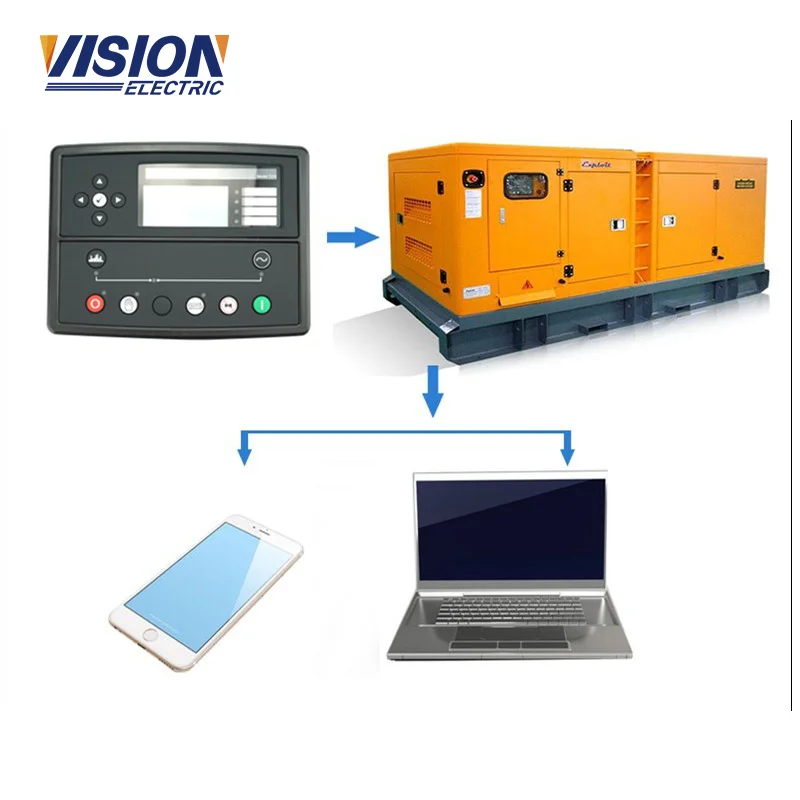Электронный генератор с автоматическим запуском DSE7320 регулятор управления AMF DSE