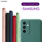 Чехол для Samsung Galaxy M52, чехол для Samsung Galaxy M52 A52 A12 A52s A03s A22 S21 FE, чехол, жидкий силиконовый чехол для Samsung M52