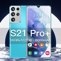 2021 hot sell s21pro 6 7 inch smart phone full screen high battery 6800mah android 8256gb dual sim 4g5g network cellphone