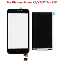 original lcd display screen replacement parts disassemble touch screen glass panel for ulefone armor x6x7x7 pro phone