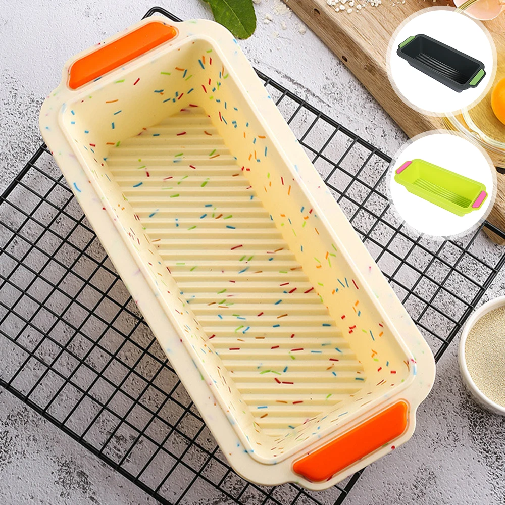 

Square Silicone Baking Tray Pan Mold Pan Bread Cake Mold Bakeware Mould DIY Pan Form High Temperature Resistant Cake Tool