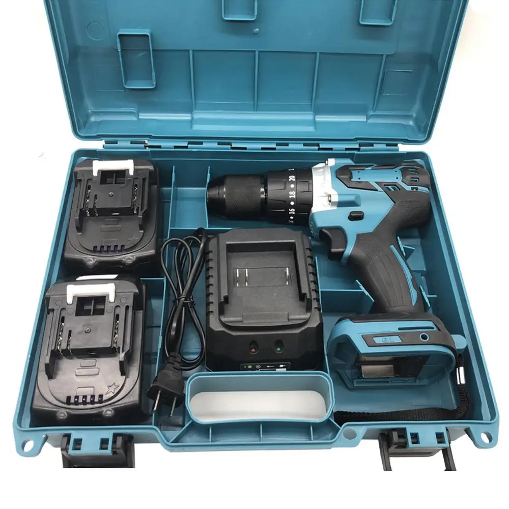 Электрическая безщеточная ручная дрель Makita 18 в для аккумулятора bl1840 bl1860b и т. д. A
