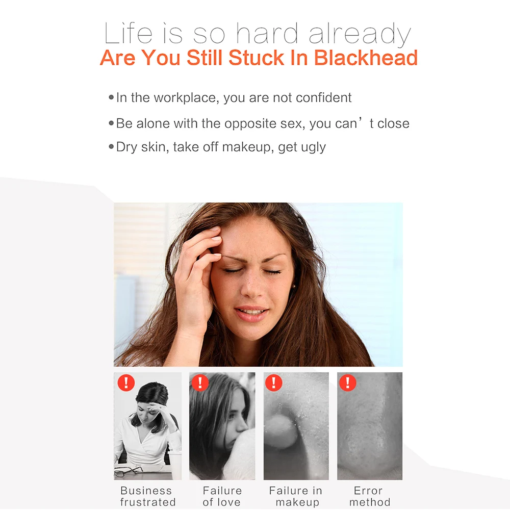 Средство для удаления черных точек на лице Вакуумный аспиратор точечных и акне