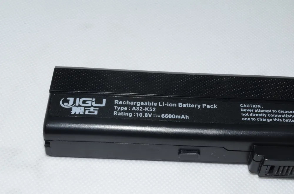 JIGU X52 Замена Аккумулятор для ноутбука ASUS K42 K52 A31-K52 A32-K52 A41-K52 A42-K52 B53 A32-N82 A31-B53 N82