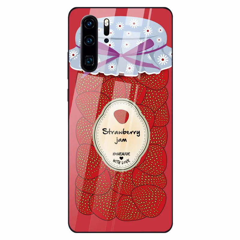 Чехол для huawei mate P30 mate 20 P20 Lite глянцевый чехол из закаленного стекла для телефона для Nova 3 Honor 9 10 Lite 8X MAX чехол с забавным рисунком - Цвет: 11