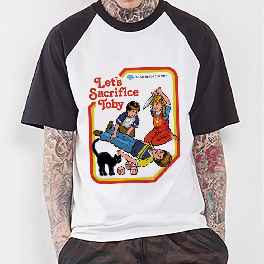 Футболка в стиле Харадзюку с изображением сатаны для мужчин и женщин|Мужские