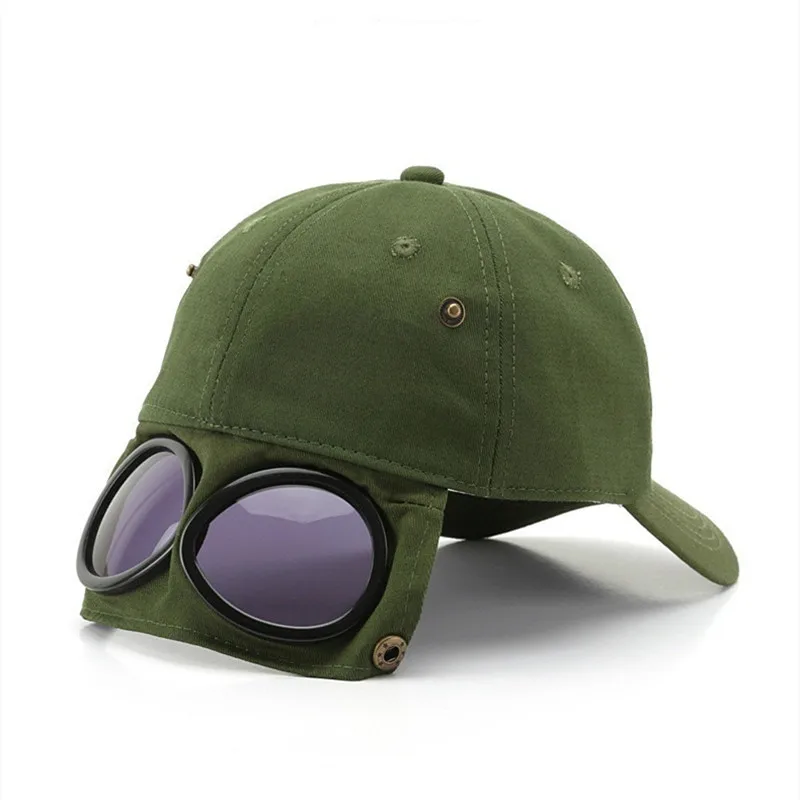 

New Aviator Hat Summer Personality Glasses Baseball Cap Female Unisex Sunglasses Cap Male Cap Baseballcap Boys Cap