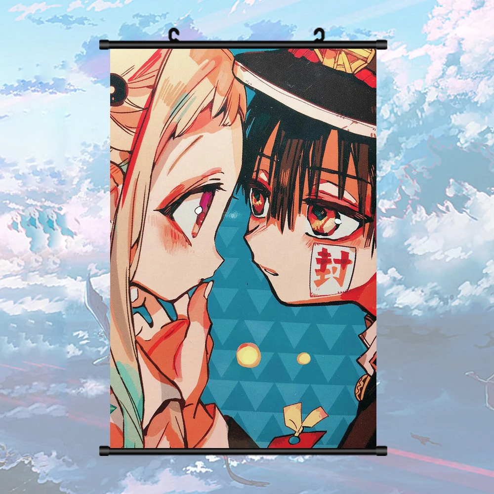 Anime Toilet-Bound Hanako-kun Jibaku Shounen Nene Yashiro Cosplay Wall Scroll Mural Poster Hanging Otaku Home Decor | Тематическая