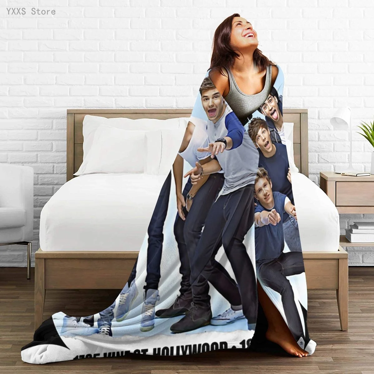 

Anime 3D printed Ultra-Soft Micro Fleece Blanket flannel throw Sherpa bedspread bedding sofa picnic fur soft blanket 300337204