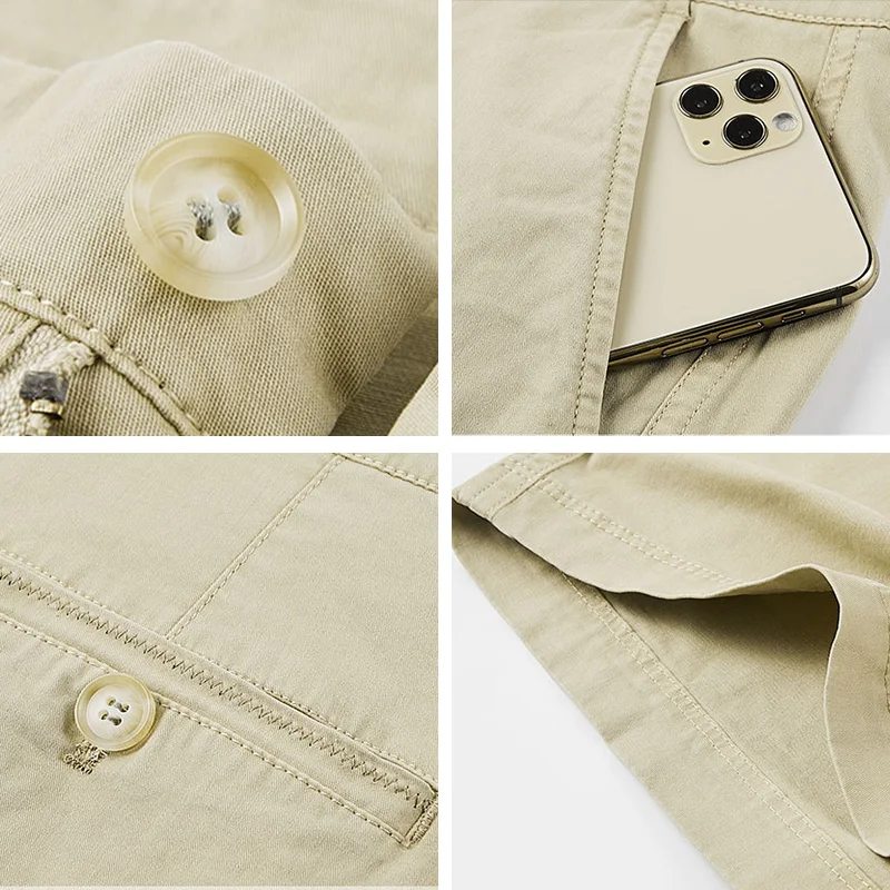 

2021 New Fashion Casual Shorts Sport Breathable Loose Large Size Clothing Men's Brand Solid Color Summer Cotton Short Pants