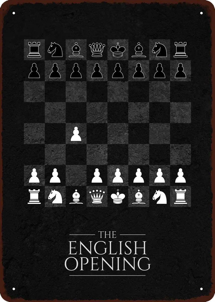 Английская открывающаяся металлическая вывеска в форме шахматного знака