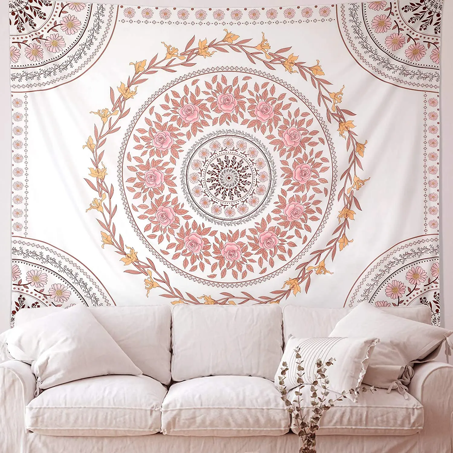 

Boho Decoration Home Decor Mandala Tapestry Wall Hanging Aesthetic Room Decor Gobelin Decoration Mural Tapiz Pared Tapisserie