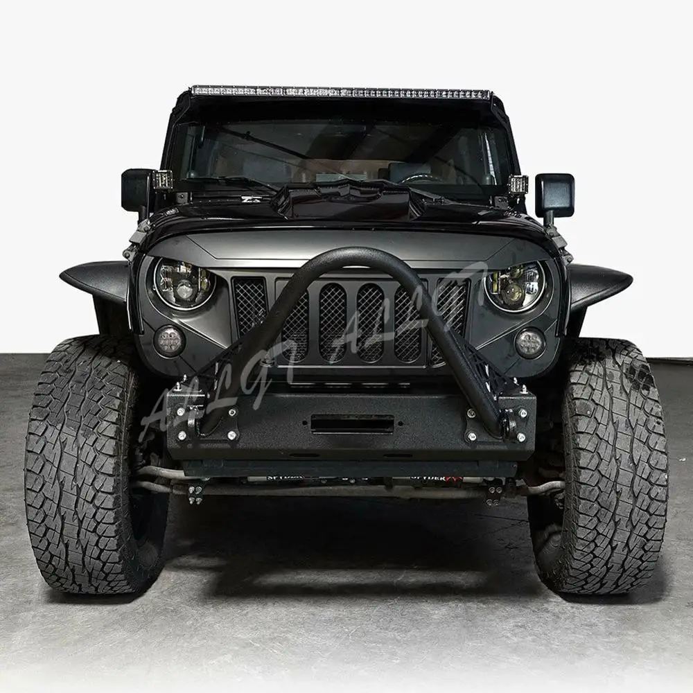 Front Grill Bumper upper grill For Jeep Wrangler JK 2007 2008 2009 2010 2011 2012 2013 2014 2015 2016 2017 Black Grille | Автомобили и