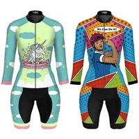 personality summer cycling little monkey jumpsuit female triathlon coverall clothes bicycle bike riding jersey mtb skinsuit suit
