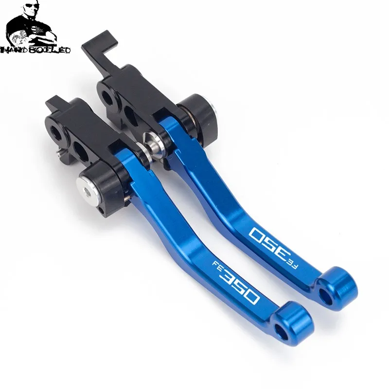 FE350 BLUE Тормозная ручка мотоцикла ЧПУ для мотокросса рычаг сцепления для Husqvarna FE250 FE350 FE 250 350 модификация мотоцикла - Цвет: FE350 BLUE
